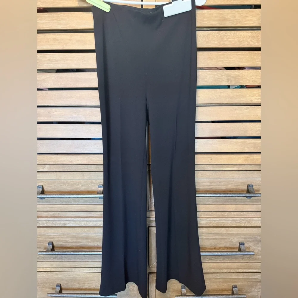 Express Black Pull-on Flare Pants - Picture 2 of 5